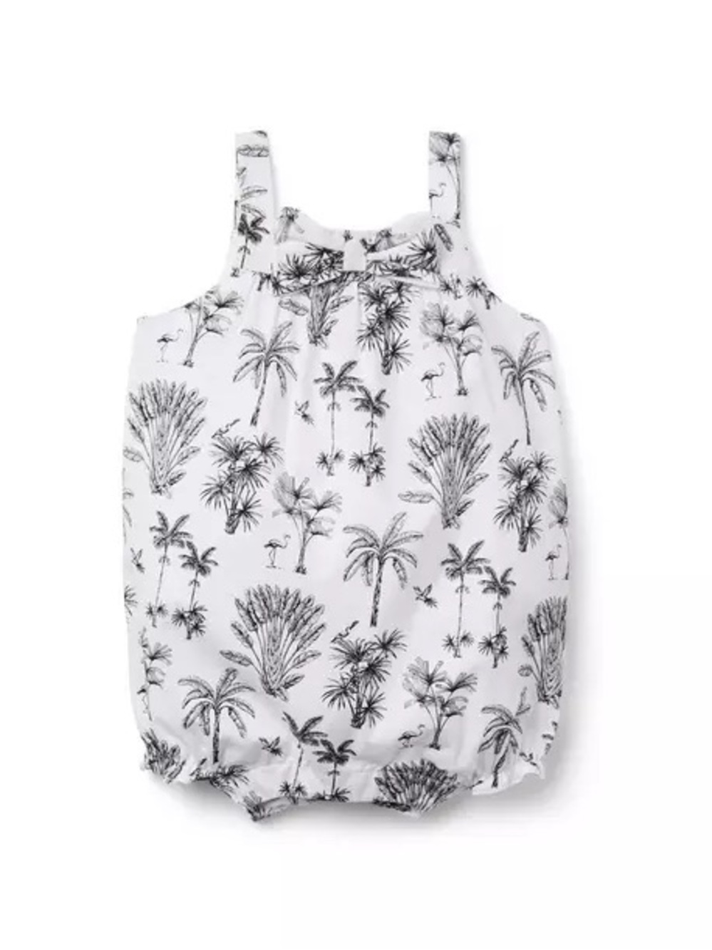 Janie and Jack Chic Tropical Palm Bubble Romper Size: 18-24 months| Vacay, Beach